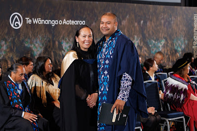 Photo from the TWoA Tāmaki Makaurau 2023 November Graduations (Ceremony 1 @ 1pm), held at the Due Drop Events Centre, Manukau, Auckland, New Zealand on Tuesday, 28 November, 2023. Photo: Mike Walen / KeyImagery Photography. Copyright: © Te Wānanga o Aotearoa.