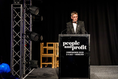 Photo from the Gala Dinner on Day 2 of the HIANZ Conference & Trade Show 2019 held at the Claudelands Events Centre, Hamilton, New Zealand. Taken: Thursday, 4 July 2019. Photography: Mike Walen / KeyImagery Photography. Copyright: © HIANZ.