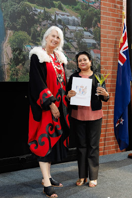 Photo from the HCC NZ Citizenship Ceremony (Morning) held in The Atrium, Wintec/Te Pukenga, Hamilton, Waikato, New Zealand at 10:00am on Monday, 12 February, 2024. Photo: Mike Walen / KeyImagery Photography. Copyright: © Hamilton City Council.