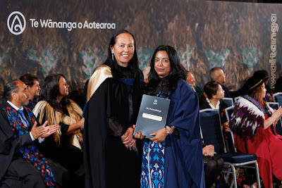 Photo from the TWoA Tāmaki Makaurau 2023 November Graduations (Ceremony 1 @ 1pm), held at the Due Drop Events Centre, Manukau, Auckland, New Zealand on Tuesday, 28 November, 2023. Photo: Mike Walen / KeyImagery Photography. Copyright: © Te Wānanga o Aotearoa.