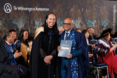Photo from the TWoA Tāmaki Makaurau 2023 November Graduations (Ceremony 1 @ 1pm), held at the Due Drop Events Centre, Manukau, Auckland, New Zealand on Tuesday, 28 November, 2023. Photo: Mike Walen / KeyImagery Photography. Copyright: © Te Wānanga o Aotearoa.