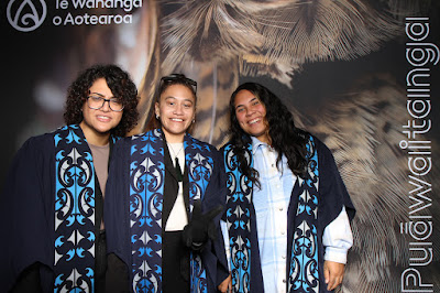 Photo from the TWoA Waiariki 2025 Graduation (Kawerau), held at the Rautahi Marae in Kawerau, Bay of Plenty, New Zealand on Friday, 16 May, 2025. Photo: InstaBooth by KeyImagery Photography. Copyright: © 2025 Te Wānanga o Aotearoa.