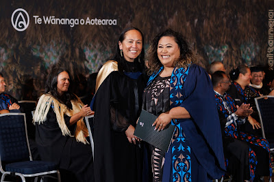 Photo from the TWoA Tāmaki Makaurau 2023 November Graduations (Ceremony 1 @ 1pm), held at the Due Drop Events Centre, Manukau, Auckland, New Zealand on Tuesday, 28 November, 2023. Photo: Mike Walen / KeyImagery Photography. Copyright: © Te Wānanga o Aotearoa.