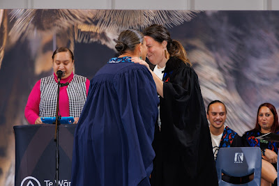Photo from the TWoA Te Tai Tokerau (Kaikohe) 2025 Graduation held at the War Memorial Hall in Kaikohe, Northland, New Zealand on Tuesday, 15 April, 2025. Photo by Mike Walen / KeyImagery Photography. Copyright: © 2025 Te Wānanga o Aotearoa.