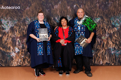 Photo from Ceremony 1 of the TWoA Tāmaki Makaurau 2025 Graduations (May 2025) held at the Mangere Arts Centre in Auckland, New Zealand on Monday, 26 May, 2025. Photo by Mike Walen / KeyImagery Photography. Copyright: © 2025 Te Wānanga o Aotearoa.