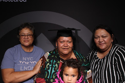 Booth photo from the TWoA Tainui 2019 Graduations (Ceremony 3),  held at Hamilton Boys' High School, Hamilton, New Zealand. Taken: Thursday 18 April 2019. Photo: InstaBooth / KeyImagery Photography. Copyright: © Te Wānanga o Aotearoa.