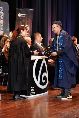 Photo from the TWoA Tāmaki Makaurau 2023 Graduations (Ceremony 2 @ 3pm), held at the Due Drop Events Centre, Manukau, Auckland, New Zealand on Wednesday, 7 June, 2023. Photo: Mike Walen / KeyImagery Photography. Copyright: © Te Wānanga o Aotearoa.