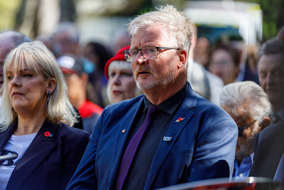 Photo from the Anzac Civic Parade/Service held at Memorial Park, Hamilton, New Zealand. Taken: Sunday, 25 April 2021. Photo: Mike Walen / KeyImagery Photography. Copyright: © Hamilton City Council.
