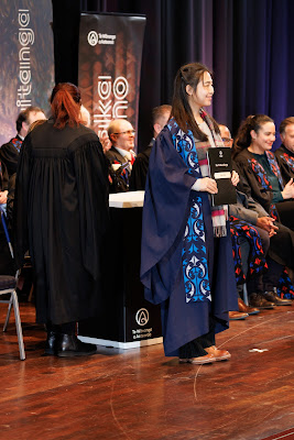 Photo from the TWoA Tāmaki Makaurau 2023 Graduations (Ceremony 2 @ 3pm), held at the Due Drop Events Centre, Manukau, Auckland, New Zealand on Wednesday, 7 June, 2023. Photo: Mike Walen / KeyImagery Photography. Copyright: © Te Wānanga o Aotearoa.