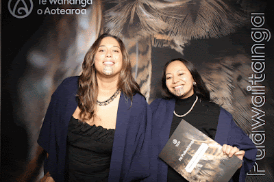 Booth photo from the TWoA Tainui 2025 Graduations (Ceremony 2 @ 2pm) held at Claudelands Event Centre in Hamilton, Waikato, New Zealand on Tuesday, 29 April, 2025. Photography by InstaBooth / KeyImagery Photography. Copyright: © 2025 Te Wānanga o Aotearoa.