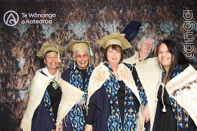 Booth photo from the TWoA Waiariki 2023 Graduations (Waiwhero), held at Te Puia, Rotorua, Bay of Plenty, New Zealand on Friday, 12 May, 2023. Photo: Instabooth by KeyImagery. Copyright: © Te Wānanga o Aotearoa.
