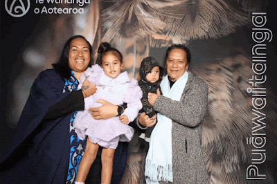Booth photo from the TWoA Waiariki 2024 Graduations (Kawerau), held at Rautahi Marae, Kawerau, Bay of Plenty, New Zealand on Friday, 17 May, 2023. Photo: InstaBooth by KeyImagery Photography. Copyright: © Te Wānanga o Aotearoa.