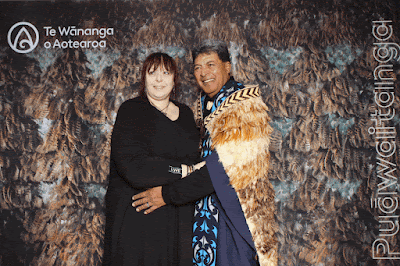 Booth photo from the TWoA Waiariki 2023 Graduations (Waiwhero), held at Te Puia, Rotorua, Bay of Plenty, New Zealand on Friday, 12 May, 2023. Photo: Instabooth by KeyImagery. Copyright: © Te Wānanga o Aotearoa.