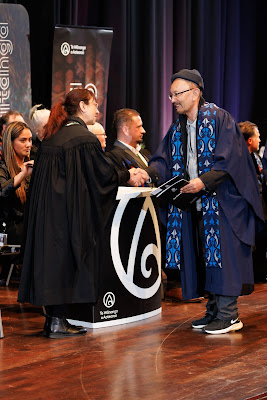 Photo from the TWoA Tāmaki Makaurau 2023 Graduations (Ceremony 2 @ 3pm), held at the Due Drop Events Centre, Manukau, Auckland, New Zealand on Wednesday, 7 June, 2023. Photo: Mike Walen / KeyImagery Photography. Copyright: © Te Wānanga o Aotearoa.