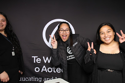 Photo from the TWoA Tāmaki Makaurau 2023 Graduations (Ceremony 4 @ 10am), held at the Due Drop Events Centre, Manukau, Auckland, New Zealand on Thursday, 8 June, 2023. Photo: InstaBooth by KeyImagery Photography. Copyright: © Te Wānanga o Aotearoa.