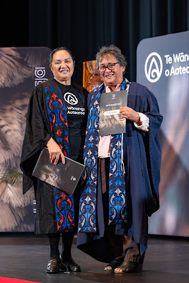 Photo from the TWoA Whirikoka 2024 Graduation (Gisborne), held at the War Memorial Theatre, Gisborne, East Coast, New Zealand on Wednesday, 16 April, 2025. Photo by Alick Saunders for KeyImagery Photography. Copyright: © 2025 Te Wānanga o Aotearoa.