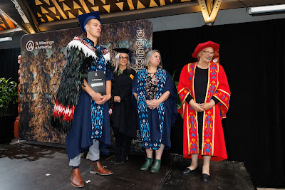 Photo from the TWoA Waiariki 2023 Graduations (Waiwhero), held at Te Puia, Rotorua, Bay of Plenty, New Zealand on Friday, 12 May, 2023. Photo: Mike Walen / KeyImagery Photography. Copyright: © Te Wānanga o Aotearoa.