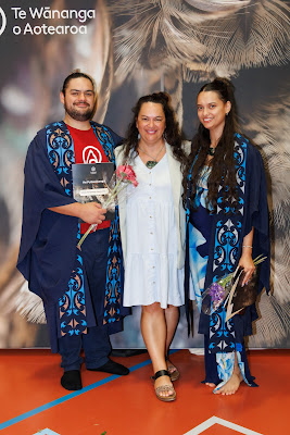 Photo from the TWoA Te Tai Tokerau (Kaitaia) 2025 Graduation held at Te Kura Kaupapa Maori o Pukemiro in Kaitaia, Northland, New Zealand on Monday, 14 April, 2025. Photo by Mike Walen / KeyImagery Photography. Copyright: © 2025 Te Wānanga o Aotearoa.