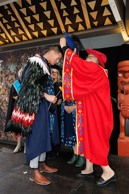 Photo from the TWoA Waiariki 2023 Graduations (Waiwhero), held at Te Puia, Rotorua, Bay of Plenty, New Zealand on Friday, 12 May, 2023. Photo: Mike Walen / KeyImagery Photography. Copyright: © Te Wānanga o Aotearoa.