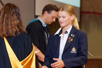 Photo from the Waikato Diocesan Junior Prize-giving 2022 event held at Waikato Diocesan School for Girls, Hamilton, New Zealand, on Tuesday, 13 December, 2022.  Photo: Mike Walen / KeyImagery Photography. Copyright © Waikato Diocesan School for Girls.