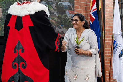 Photo from the HCC NZ Citizenship Ceremony (Afternoon) held in The Atrium, Wintec/Te Pukenga, Hamilton, Waikato, New Zealand at 3:30pm on Monday, 12 February, 2024. Photo: Mike Walen / KeyImagery Photography. Copyright: © Hamilton City Council.