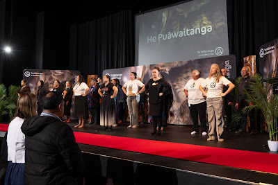 Photo from the TWoA Whirikoka 2024 Graduation (Gisborne), held at the War Memorial Theatre, Gisborne, East Coast, New Zealand on Wednesday, 16 April, 2025. Photo by Alick Saunders for KeyImagery Photography. Copyright: © 2025 Te Wānanga o Aotearoa.
