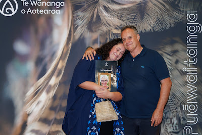 Photo from the TWoA Te Tai Tokerau (Kaitaia) 2025 Graduation held at Te Kura Kaupapa Maori o Pukemiro in Kaitaia, Northland, New Zealand on Monday, 14 April, 2025. Photo by Mike Walen / KeyImagery Photography. Copyright: © 2025 Te Wānanga o Aotearoa.