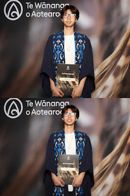 Booth photo from Ceremony 1 of the TWoA Tāmaki Makaurau 2025 Graduations (November Ceremonies) held at Church Unlimited, Glendene, Auckland, New Zealand at 12pm on Tuesday, 11 November, 2025. Photography by InstaBooth / KeyImagery Photography. Copyright: © 2025 Te Wānanga o Aotearoa.