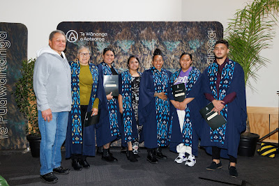 Photo from the TWoA Waiariki 2023 Graduations (Whakatāne), held at the Baptist Church, WHakatāne, Bay of Plenty, New Zealand on Wednesday, 17 May, 2023. Photo: Mike Walen / KeyImagery Photography. Copyright: © Te Wānanga o Aotearoa.