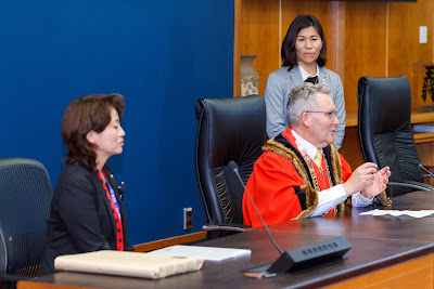 Photo from the Saitama Schools' Visit to Hamilton City Council, Hamilton, New Zealand. Taken: Tuesday, 7 August 2018. Photography: Mike Walen / KeyImagery Photography. Copyright: © Hamilton City Council