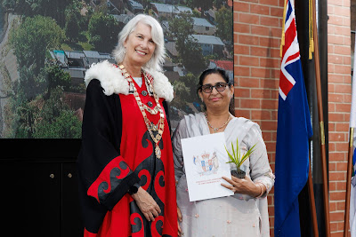 Photo from the HCC NZ Citizenship Ceremony (Afternoon) held in The Atrium, Wintec/Te Pukenga, Hamilton, Waikato, New Zealand at 3:30pm on Monday, 12 February, 2024. Photo: Mike Walen / KeyImagery Photography. Copyright: © Hamilton City Council.