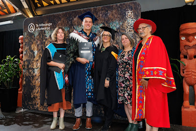 Photo from the TWoA Waiariki 2023 Graduations (Waiwhero), held at Te Puia, Rotorua, Bay of Plenty, New Zealand on Friday, 12 May, 2023. Photo: Mike Walen / KeyImagery Photography. Copyright: © Te Wānanga o Aotearoa.