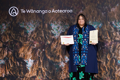 Photo from the TWoA Tāmaki Makaurau 2023 November Graduations (Ceremony 1 @ 1pm), held at the Due Drop Events Centre, Manukau, Auckland, New Zealand on Tuesday, 28 November, 2023. Photo: Mike Walen / KeyImagery Photography. Copyright: © Te Wānanga o Aotearoa.