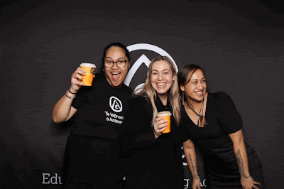 Photo from the TWoA Tāmaki Makaurau 2023 Graduations (Ceremony 6 @ 8pm), held at the Due Drop Events Centre, Manukau, Auckland, New Zealand on Thursday, 8 June, 2023. Photo: InstaBooth by KeyImagery Photography. Copyright: © Te Wānanga o Aotearoa.