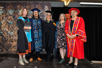 Photo from the TWoA Waiariki 2023 Graduations (Waiwhero), held at Te Puia, Rotorua, Bay of Plenty, New Zealand on Friday, 12 May, 2023. Photo: Mike Walen / KeyImagery Photography. Copyright: © Te Wānanga o Aotearoa.