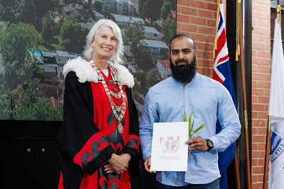 Photo from the HCC NZ Citizenship Ceremony (Afternoon) held in The Atrium, Wintec/Te Pukenga, Hamilton, Waikato, New Zealand at 3:30pm on Monday, 12 February, 2024. Photo: Mike Walen / KeyImagery Photography. Copyright: © Hamilton City Council.