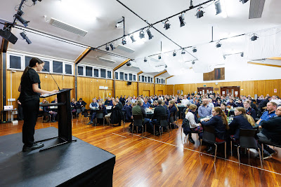 Photo from the 2022 Father/Daughter Breakfast held in the Nancy Light Hall at Waikato Diocesan in Hamilton, Waikato, New Zealand. Taken: Monday, 5 September, 2022. Photography: Mike Walen / KeyImagery Photography. Copyright: © Waikato Diocesan School for Girls.