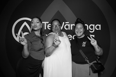 Booth photo from the TWoA Te Tai Tokerau (Kaitaia) 2025 Graduation held at Te Kura Kaupapa Maori o Pukemiro in Kaitaia, Northland, New Zealand on Monday, 14 April, 2025. Photo by InstaBooth / KeyImagery Photography. Copyright: © 2025 Te Wānanga o Aotearoa.