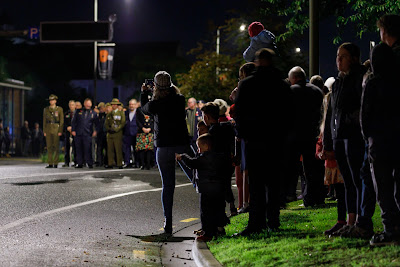 Photo from the Anzac Dawn Parade/Service held at Memorial Park, Hamilton, New Zealand. Taken: Sunday, 25 April 2021. Photo: Mike Walen / KeyImagery Photography. Copyright: © Hamilton City Council.