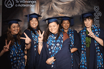 Booth photo from the TWoA Tainui 2025 Graduations (Ceremony 3 @ 10am) held at Claudelands Event Centre in Hamilton, Waikato, New Zealand on Wednesday, 30 April, 2025. Photography by InstaBooth / KeyImagery Photography. Copyright: © 2025 Te Wānanga o Aotearoa.