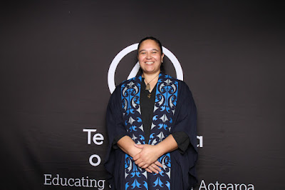 Photo from the TWoA Tāmaki Makaurau 2023 Graduations (Ceremony 5 @ 3pm), held at the Due Drop Events Centre, Manukau, Auckland, New Zealand on Thursday, 8 June, 2023. Photo: InstaBooth by KeyImagery Photography. Copyright: © Te Wānanga o Aotearoa.