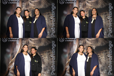 Booth photo from the TWoA Tainui 2025 Graduations (Ceremony 2 @ 2pm) held at Claudelands Event Centre in Hamilton, Waikato, New Zealand on Tuesday, 29 April, 2025. Photography by InstaBooth / KeyImagery Photography. Copyright: © 2025 Te Wānanga o Aotearoa.