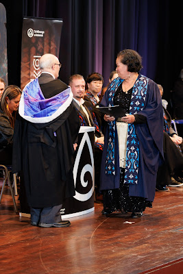Photo from the TWoA Tāmaki Makaurau 2023 Graduations (Ceremony 2 @ 3pm), held at the Due Drop Events Centre, Manukau, Auckland, New Zealand on Wednesday, 7 June, 2023. Photo: Mike Walen / KeyImagery Photography. Copyright: © Te Wānanga o Aotearoa.