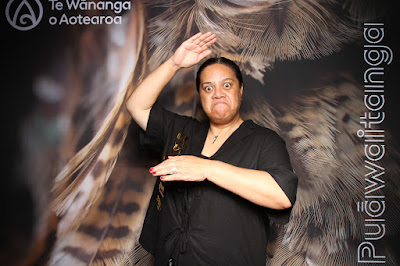 Booth photo from Ceremony 1 of the TWoA Tāmaki Makaurau 2025 Graduations (March 2025) held at the Mangere Arts Centre in Auckland, New Zealand on Wednesday, 12 March, 2025. Photo: InstaBooth by KeyImagery Photography. Copyright: © 2025 Te Wānanga o Aotearoa.