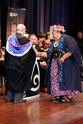 Photo from the TWoA Tāmaki Makaurau 2023 Graduations (Ceremony 2 @ 3pm), held at the Due Drop Events Centre, Manukau, Auckland, New Zealand on Wednesday, 7 June, 2023. Photo: Mike Walen / KeyImagery Photography. Copyright: © Te Wānanga o Aotearoa.