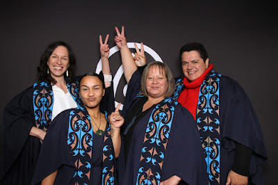 Photo from the TWoA Tāmaki Makaurau 2023 Graduations (Ceremony 4 @ 10am), held at the Due Drop Events Centre, Manukau, Auckland, New Zealand on Thursday, 8 June, 2023. Photo: InstaBooth by KeyImagery Photography. Copyright: © Te Wānanga o Aotearoa.