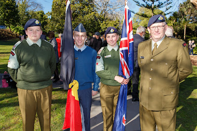 Photo from the Ieper (Ypres) Memorial Garden (Stage Two) Unveiling at Memorial Park, Hamilton, New Zealand. Taken: Sunday, 30 July 2017. Photo: Mike Walen / KeyImagery Photography. Copyright: © Hamilton City Council.