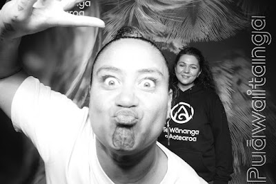 Booth photo from Ceremony 1 of the TWoA Tāmaki Makaurau 2025 Graduations (March 2025) held at the Mangere Arts Centre in Auckland, New Zealand on Wednesday, 12 March, 2025. Photo: InstaBooth by KeyImagery Photography. Copyright: © 2025 Te Wānanga o Aotearoa.