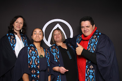 Photo from the TWoA Tāmaki Makaurau 2023 Graduations (Ceremony 4 @ 10am), held at the Due Drop Events Centre, Manukau, Auckland, New Zealand on Thursday, 8 June, 2023. Photo: InstaBooth by KeyImagery Photography. Copyright: © Te Wānanga o Aotearoa.
