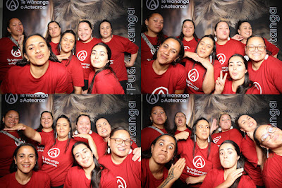 Booth photo from the TWoA Tainui 2025 Graduations (Ceremony 3 @ 10am) held at Claudelands Event Centre in Hamilton, Waikato, New Zealand on Wednesday, 30 April, 2025. Photography by InstaBooth / KeyImagery Photography. Copyright: © 2025 Te Wānanga o Aotearoa.